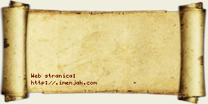 Tanja Jakupi vizit kartica